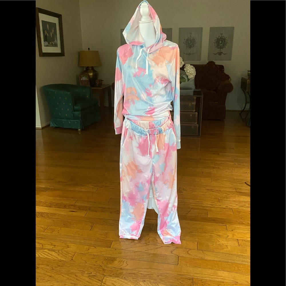 tie dye track suit
